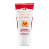 کرم ضد آفتاب و ضد چروک رنگی سان سیف با spf50